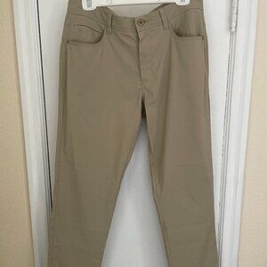 Tommy Bahama Tan Relaxed comfy work pants 33x30
